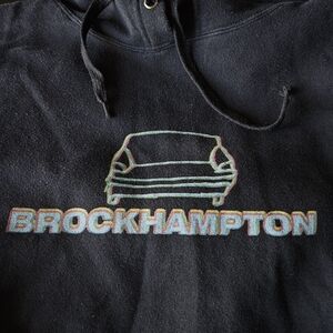 Brockhampton black cotton “couch” hoodie size medium